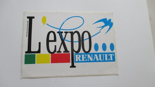 Aufkleber vintage expo - aufkleber, l'expo