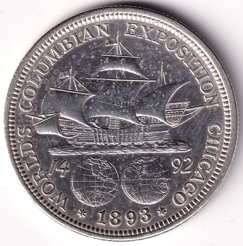 Usa 1893 half dollar - av-vd,