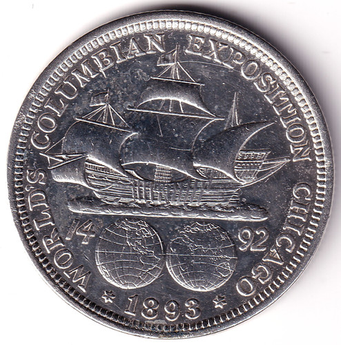 Usa 1893 half dollar - av-vd,