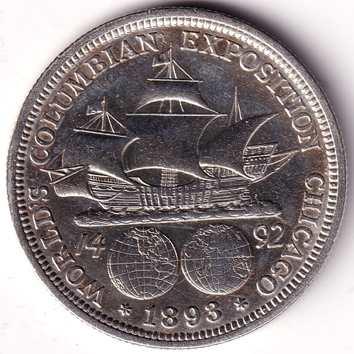 Usa 1893 half dollar - usa,