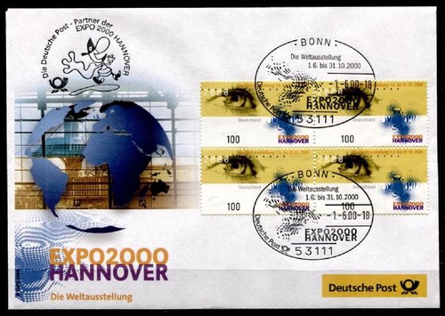 Expo 2000 hannover sost - hannover., x4w